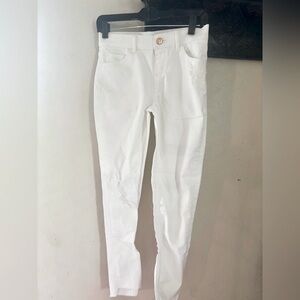 Justice Women's White Skinny Jeans